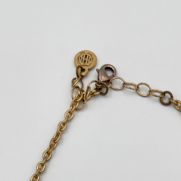 House of Harlow 1960 Gold Geometric Bib Necklace - Picture 4 of 8